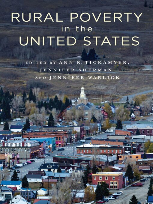 Title details for Rural Poverty in the United States by Ann R. Tickamyer - Available